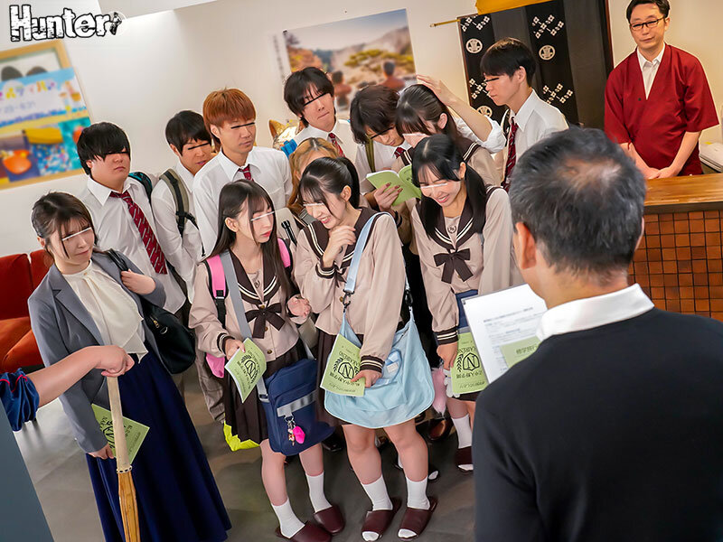 だれとでも定額挿れ放題！修学旅行編｜女子校生乱交・温泉セーラー服中出し（huntc00565）H動画